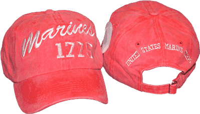 Red Marines 1775 Cap