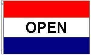 Open Flag (sign flag) 2 X 3 ft.