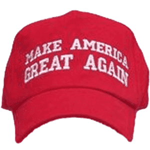 MAGA - Make America Great Again Cap - Hat (red with white thread)