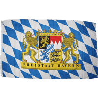 Bavaria Friestaat Lions & Crest 2x3 ft. Standard