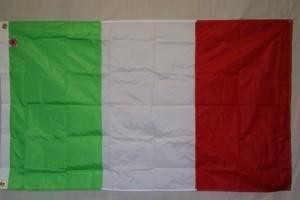 Italy Flag Nylon Embroidered 5 x 8 ft.