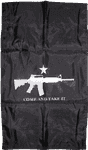 M4 Come & Take It (Black) Garden Flag