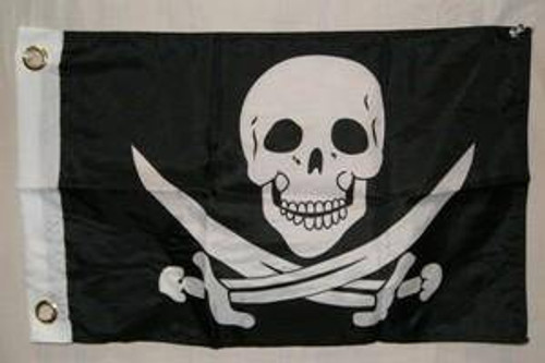 3x5 ft Pirate Calico Jack Rackham, With Swords Flag Economical