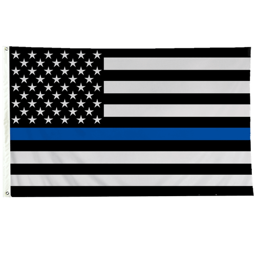 4x6 Police USA Thin Blue Line Flag Economy