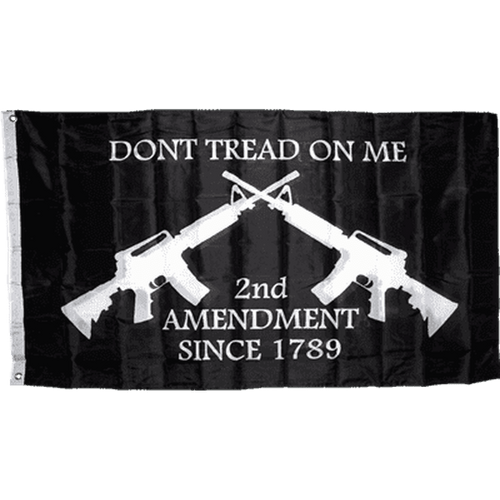 Don't Tread On Me 2nd Amendment Flag 3x5 - Economical