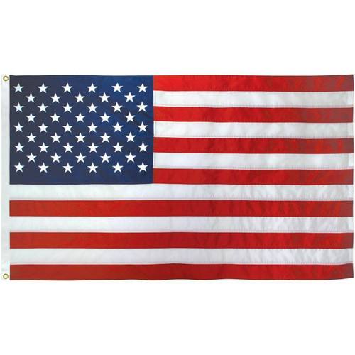 50 Star USA Fully Sewn Nylon Embroidered Flag 6 x 10  ft. (USA Made) with Additional Reinforced Stitching
