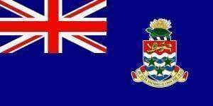 Cayman Islands Flag 4 x 6 inch on a stick