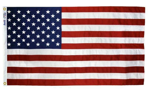 American Flag 2 1/2 ft x 4 ft  Made in USA 2 Grommets-1