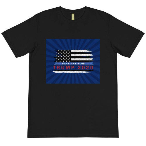 Trump Back the Blue Organic T-Shirt