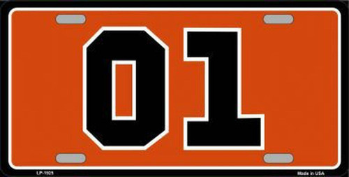 Dukes of Hazard License Plate Made in USA