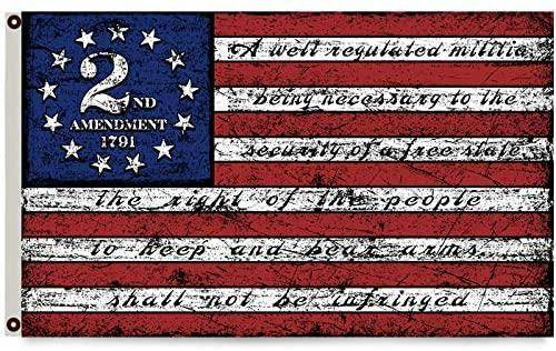 2nd Amendment Betsy Ross USA Flag - Made in USA