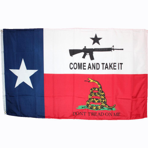 Come And Take It Don't Tread On Me Flag 3x5 ft