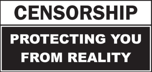 Censorship Protecting You From Reality Flag Made in USA