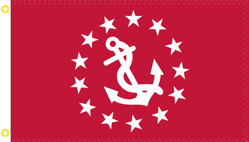 US Yacht Club Vice Commodore Red Flag
