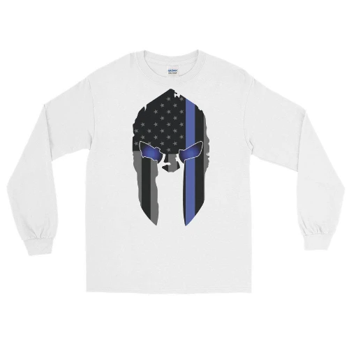 Thin Blue Line Spartan Men’s Long Sleeve Shirt