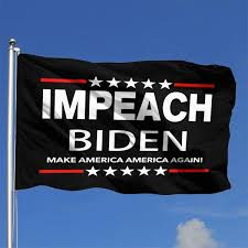 Impeach Biden Make America Great Again Flag - Made in USA