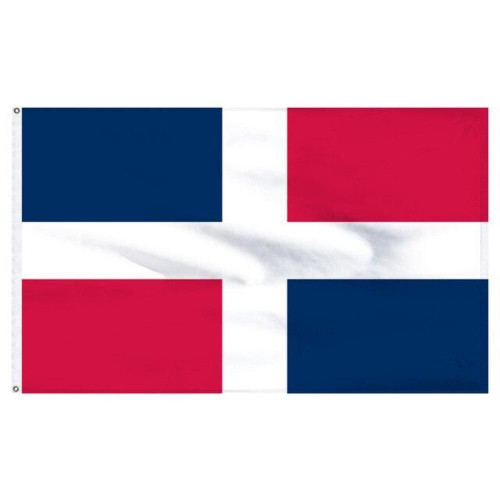 Dominican Republic No Seal Flag Nylon Outdoor - Made in USA
