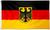 German Flag with Eagle Federal Shield Bundesdienstflagge 3x5 ft. Economical