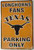 Texas Longhorns Fans Parking Only