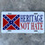 HERITAGE NOT HATE CSA License Plate Made in USA