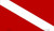 Scuba Divers Diving Flag License Plate