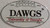 Georgia Bulldogs DAWGS Oval License Plate