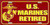 US Marines Retired License Plate