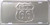 Route 66 Embossed License Plate