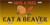 Save a TREE - Eat a BEAVER License Plate