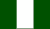 Nigeria Flag 12 X 18 inch on stick