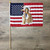 USA Indian Flag 12x18 inch on stick