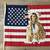 USA Indian Flag 12x18 inch on stick