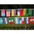 Hispanic 12 x 18 String Flags