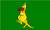 Kangaroo Boxing Flag 3x5 ft. Economical
