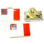 3rd National Confederate Flag Pin