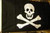 Jolly Roger Flag Pirate No Patch Cotton  3 x 5 ft.