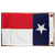 Texas Flag - Cotton - 12x18 inch with grommets Bonus Lapel Pin