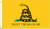 Gadsden Flag, Don't Tread On Me Nylon Embroidered Flag 3x5 ft.