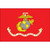 US Marine Corps Flag Double Sided Nylon Embroidered