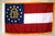 Georgia Nylon Printed Flag 3 x 5 ft. with Fringes