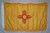 New Mexico Nylon Printed Flag 3 x 5 ft. with Fringes