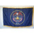 Utah Nylon Printed Flag 3 x 5 ft. with Fringes