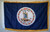 Virginia Nylon Printed Flag 3 x 5 ft. with Fringes