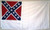 2nd National Confederate Flag Double Nylon Embroidered 10 x 15 ft.