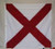 Alabama Double Nylon Embroidered Flag 38 x 38 Inch