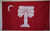 South Carolina Big Red Flag 2 ply Nylon Embroidered Citadel 3x5