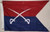Custer Double Nylon Embroidered Flag 3 x 5 ft.