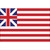 Grand Union Flag Continental Colors 3x5 2 Ply Nylon Sewn