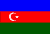 Azerbaijan Flag 4 X 6 inch on stick