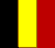 Belgium Flag 4x6 inch on stick